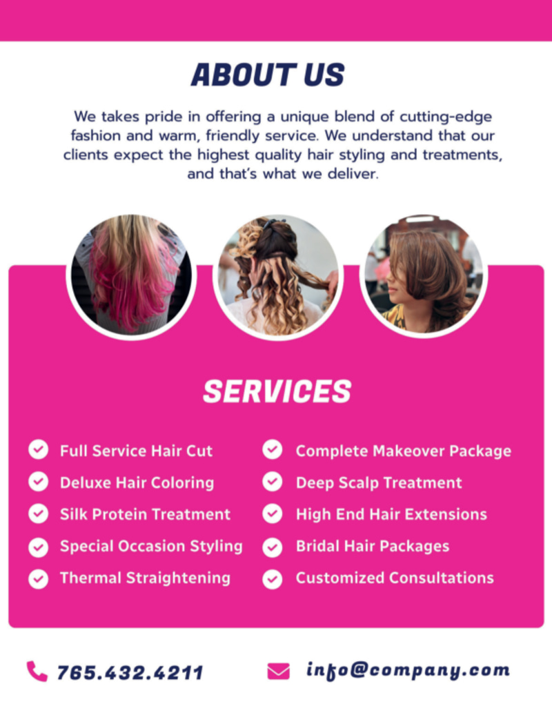 About Us Hair Salon  0yrmal1475  Side 2 Image