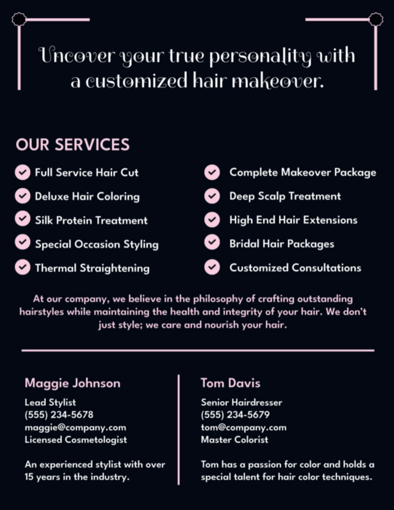 About Us Hair Salon  c4wx0f6mk9  Side 2 Image