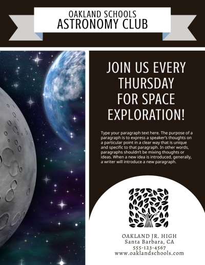 Astronomy Club   Side 1 Image