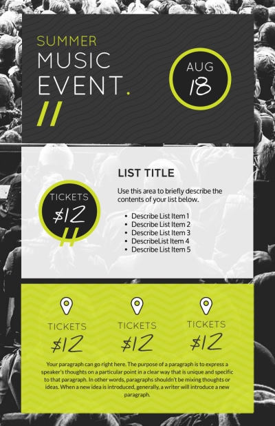 Awesome Summer Music Event   Side 1 Image