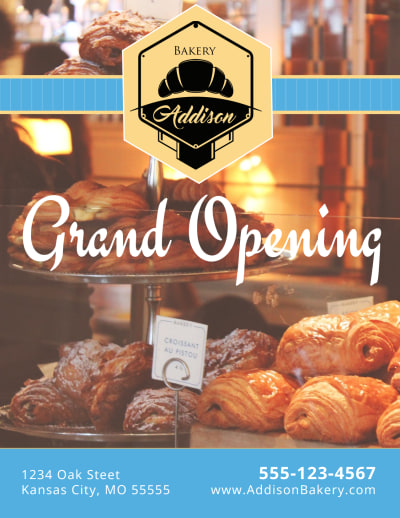 Bakery Grand Opening   Side 1 Image