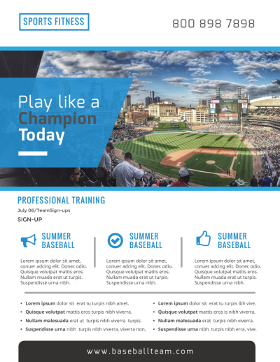 Baseball Training   Side 1 Image