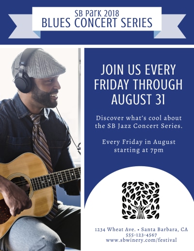 Blues Concert   Side 1 Image