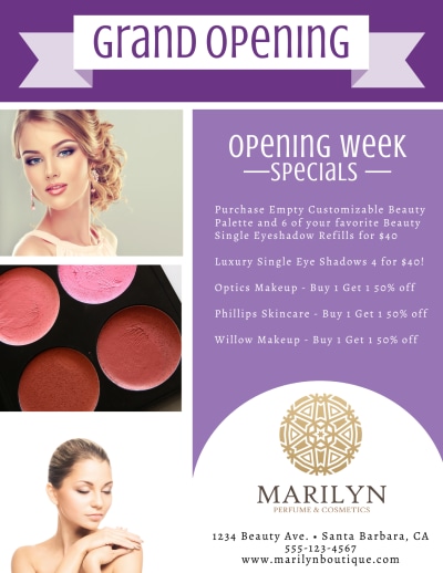 Boutique Grand Opening   Side 2 Image