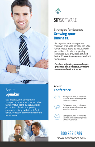 Business Conference Invitation   Side 2 Image