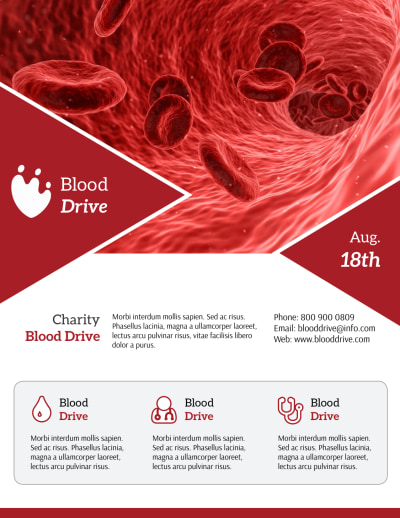Charity Blood Drive   Side 2 Image