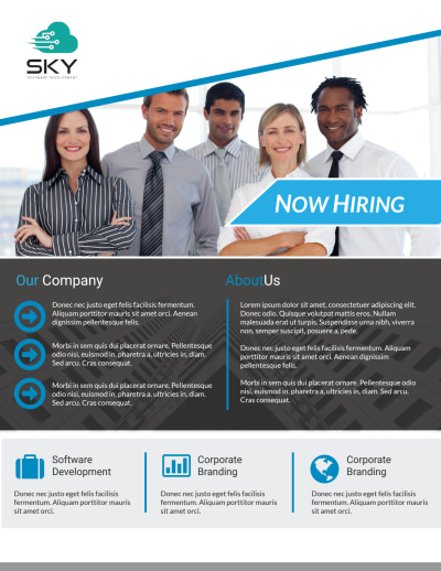 Corporate Now Hiring   Side 2 Image