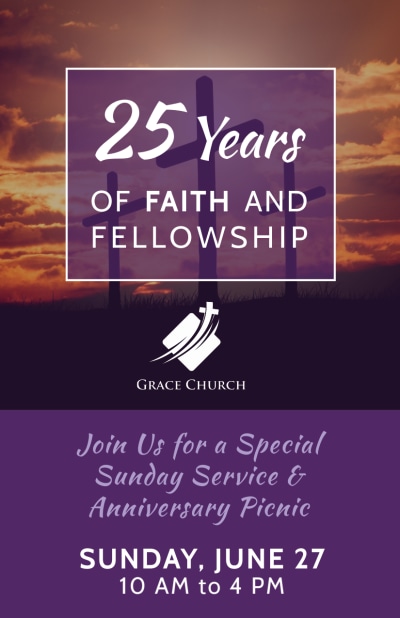 Faith & Fellowship Church Anniversary   Side 1 Image