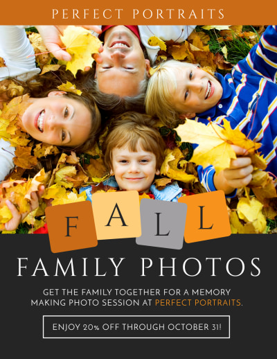 Fall Family Photos   Side 1 Image