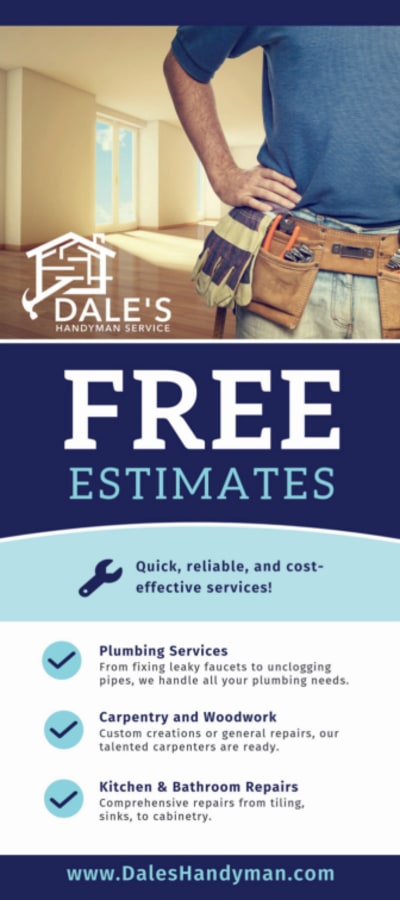 Free Estimate Handyman  ajwybyoivm  Side 1 Image