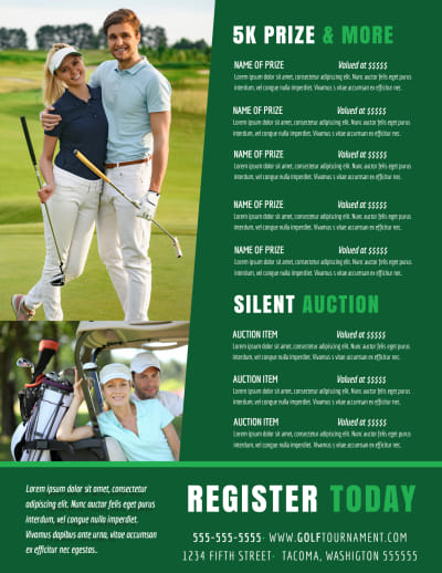 Golf Tournament Registration   Side 2 Image