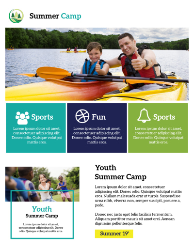 Grid Design Church Camp   Side 2 Image