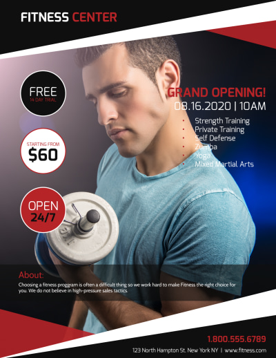 Gym Grand Opening   Side 1 Image