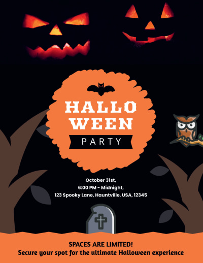 Halloween Party  kyq32omip6  Side 1 Image
