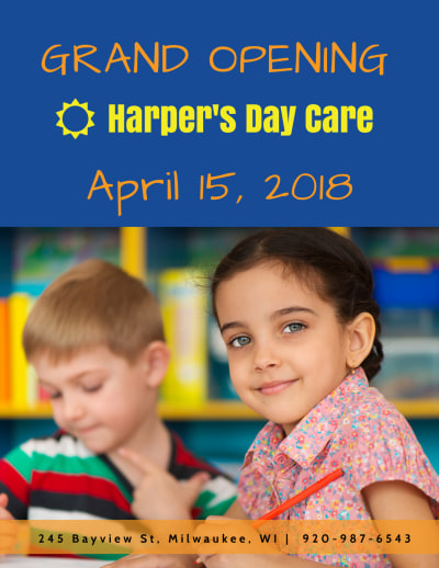 Harper Daycare Grand Opening   Side 1 Image