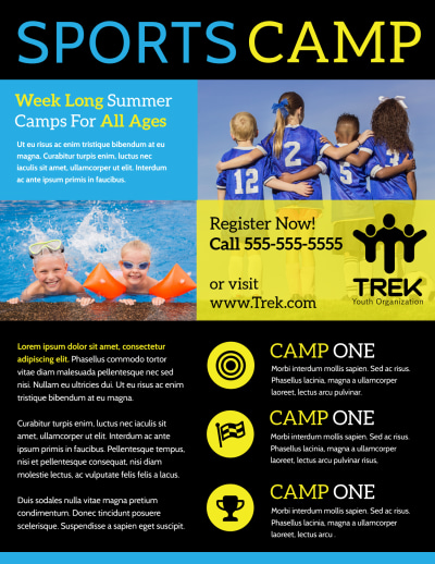 Kids Sports Camp   Side 1 Image