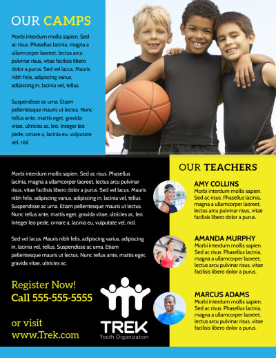 Kids Sports Camp   Side 2 Image