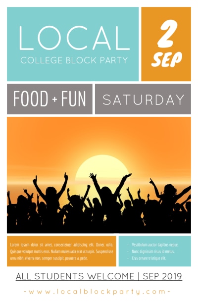 Local College Block Party   Side 1 Image