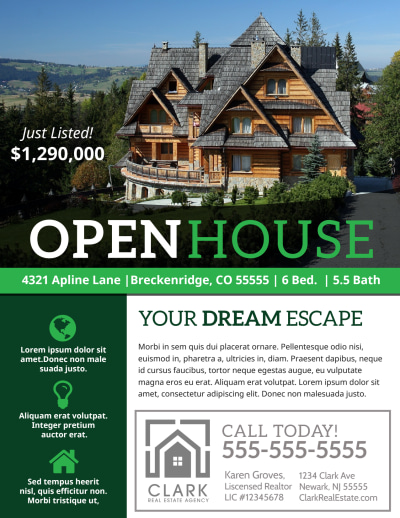 Luxury Open House   Side 1 Image