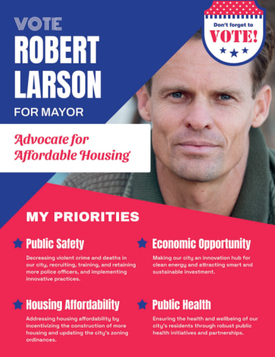 Mayor Campaign  7htz5v0g60  Side 1 Image