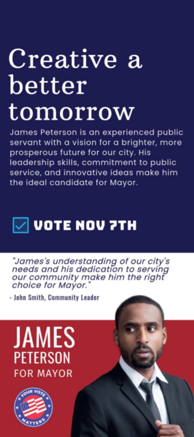 Mayor Campaign  of07jsewk1  Side 1 Image