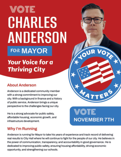 Mayor Campaign  y9uu7oj0u3  Side 1 Image