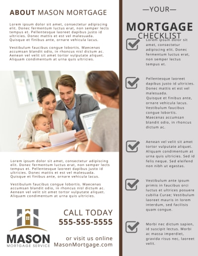 Mortgage Checklist   Side 2 Image