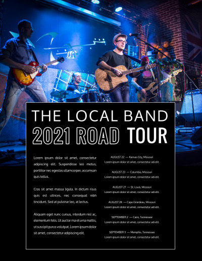 Band Tour Dates   h82sgevze2 Side 1 Image