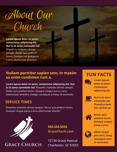 Church Invitation   et21uhqxjl Side 2 Image