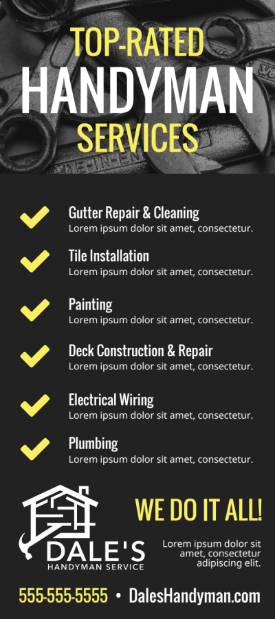 Handyman Skills Checklist   i7xvlbsmsl Side 1 Image