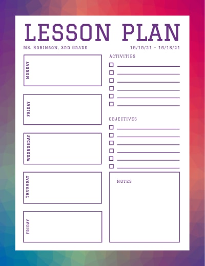 Lesson Plan School   i5xp2bij33 Side 2 Image