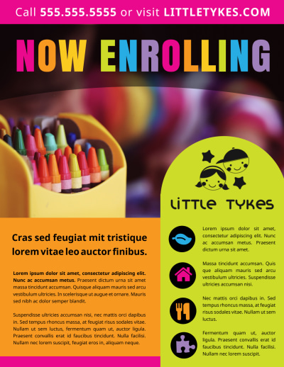 Now Enrolling Daycare   d6k4hlzorx Side 1 Image