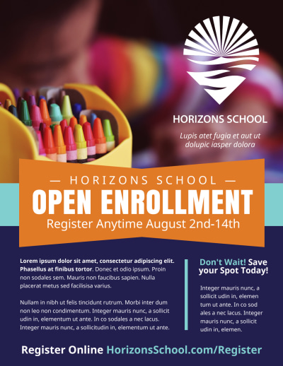School Enrollment   py0fjf2n3r Side 1 Image