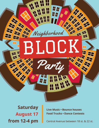 Neighborhood Block Party   Side 1 Image