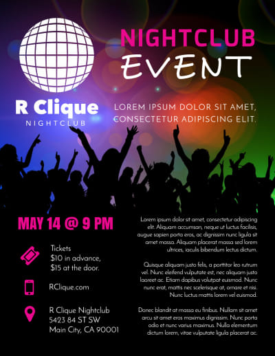 Nightclub Event   Side 1 Image