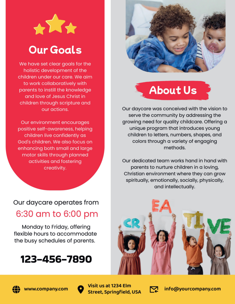 Now Enrolling Daycare  m3nuo20zby  Side 2 Image