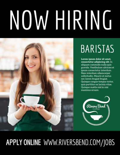 Now Hiring Baristas   Side 1 Image