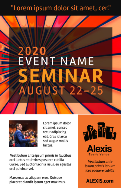 Orange Seminar   Side 1 Image