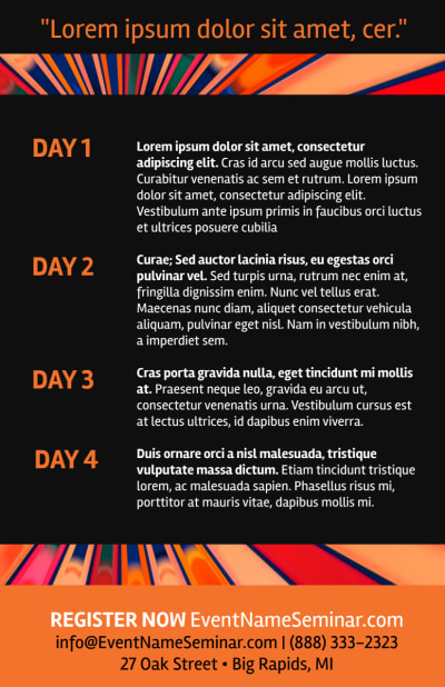 Orange Seminar   Side 2 Image