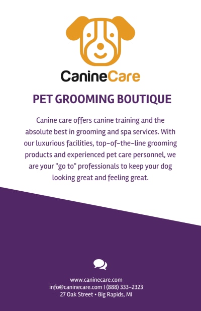 Pet Grooming Boutique   Side 2 Image