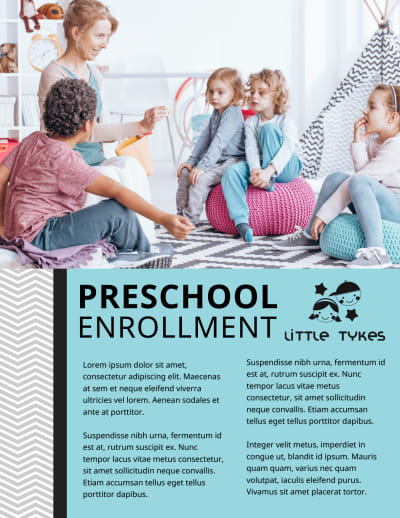 Preschool Enrollment   Side 1 Image