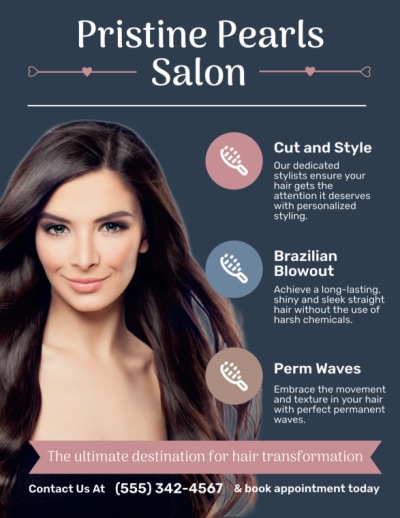 Price List Hair Salon  6o3bnvasf3  Side 1 Image