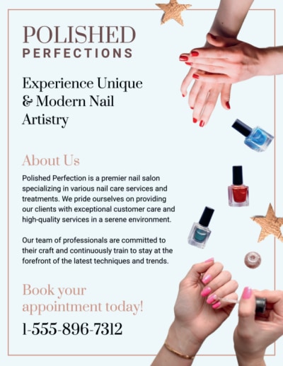Price List Nail Salon  410drl2bvi  Side 1 Image