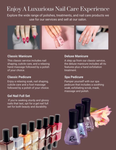 Price List Nail Salon  410drl2bvi  Side 2 Image
