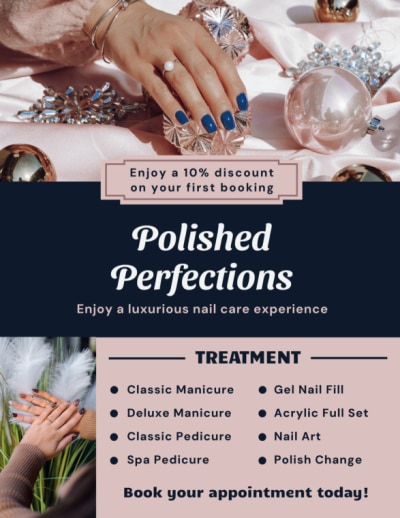 Price List Nail Salon  7pxmr7b5aw  Side 1 Image