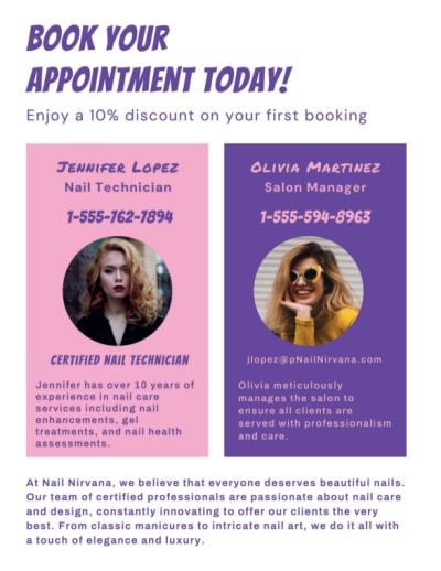 Price List Nail Salon  zq2djpuyae  Side 2 Image