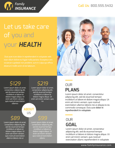 Professional Health Insurance   Side 1 Image