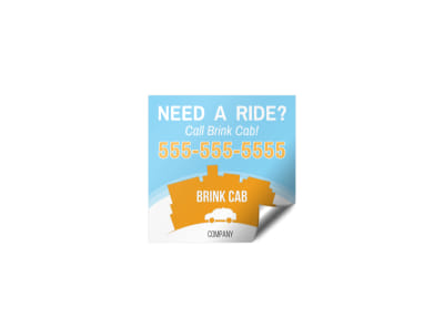 Main Cab Sticker  Image