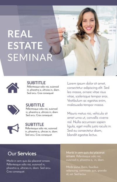 Real Estate Seminar   Side 1 Image