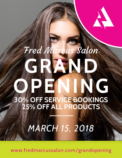 Salon Grand Opening   Side 1 Image